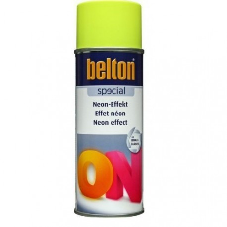 Peinture BELTON Effet Néon jaune fluorescent 400ml