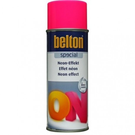 Peinture BELTON Effet Néon rose fluorescent 400ml