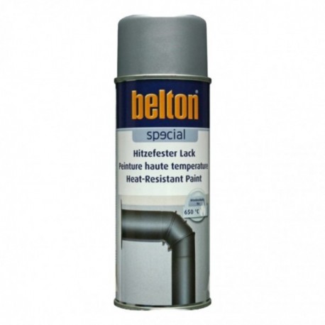 Peinture BELTON Haute Température argent 400ml