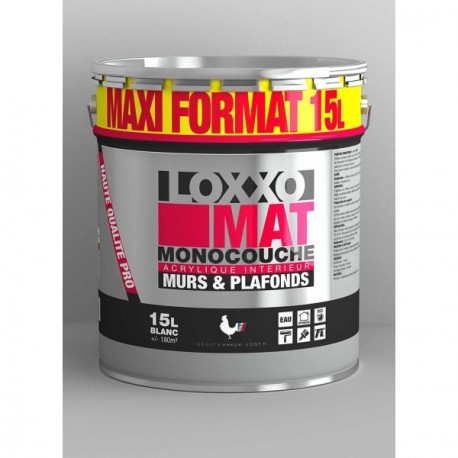 Peinture Mat Blanc LOXXO INNOVA 15L maxi format