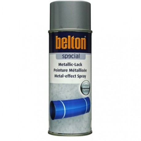 Peinture BELTON Effet Métal argent brillant 400ml