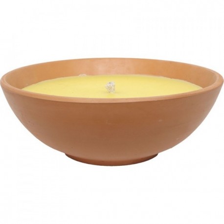 LUANCE BOUGIE CITRONNELLE GM X1 POT TERRACOTTA LISBOA T.CUITE