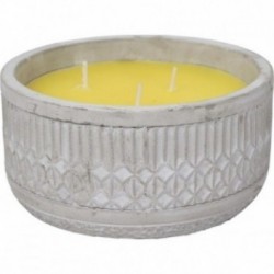 LUA Bougie à la Citronnelle Pot Ciment
