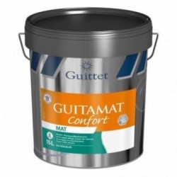 Peinture GUITTET Guitamat Confort D2/3 blanc 15L