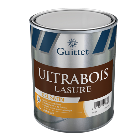 Lasure GUITTET Ultrabois gel satin base GUJ 1L
