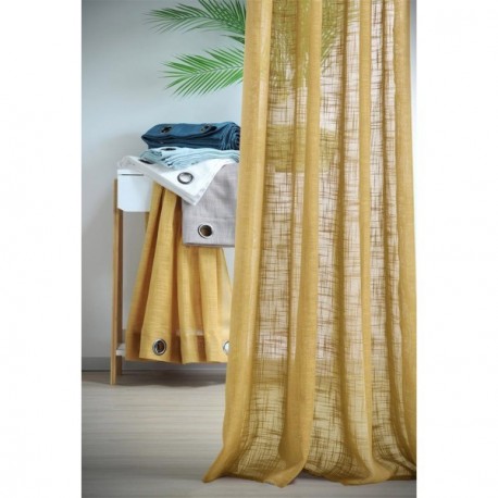 Voile STOF ONTARIO Curry 135x260cm 100% polyester