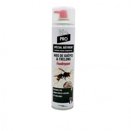 K-OCIDE Insecticide Foudroyant Guêpes & Frelons 600ml