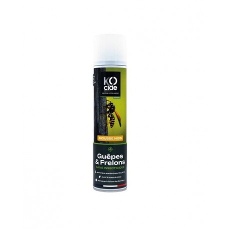 K-OCIDE Mousse Nids Guêpes & Frelons 300ml (à base de latex)