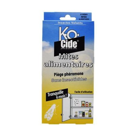 K-OCIDE Mites Alimentaires 2 plaques piège aux phéromones