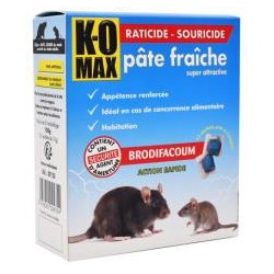 K-OMAX Raticide-Souricide pâte fraîche 150g
