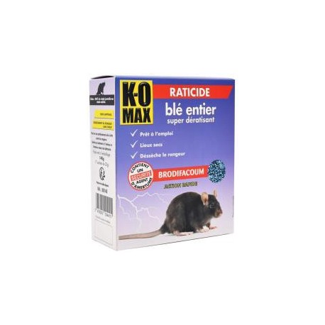 K-OMAX Raticide blé entier 140g