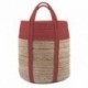 Sac décoration STOF Palawan terracotta 30x30x35cm