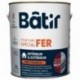 Peinture spécial fer brillant BATIR rouge basque ral 3004 2L