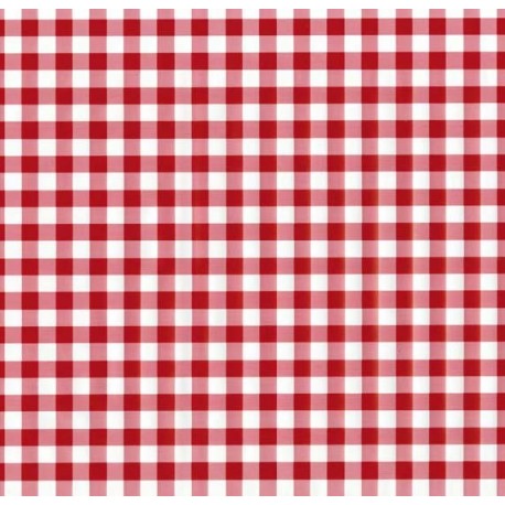 Adhésif DECORALIA check carreau rouge 45cmx2m