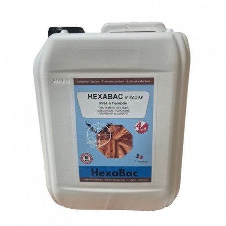 Traitement bois HEXABAC multi-usages 20L