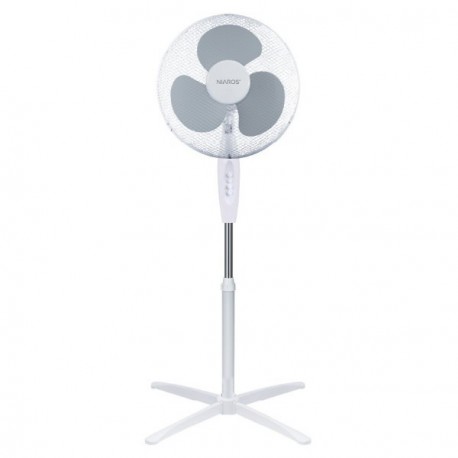 Ventilateur sur pied Nametil GARSACO 45W blanc