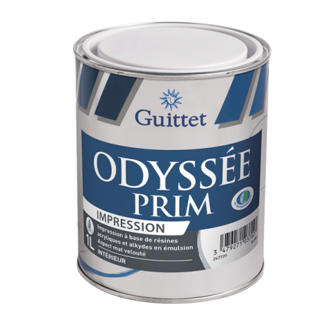 Peinture GUITTET Odyssée prim blanc 1L