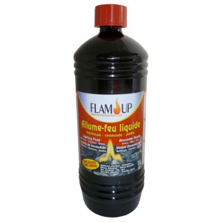 Flacon allume-feux liquide sans odeur 1L