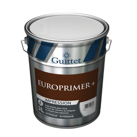 Impression pour bois GUITTET Europrimer+ blanc 3L